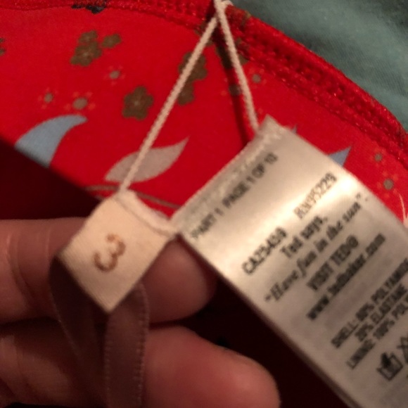 New Ted Baker Red Bikini Swim Bottom - Picture 4 of 5